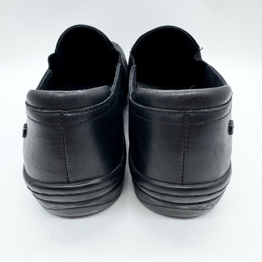Klogs Footwear Women's Moxy Leather Slip-On Work Clogs Black‎ Size 11 Office - Picture 8 of 13